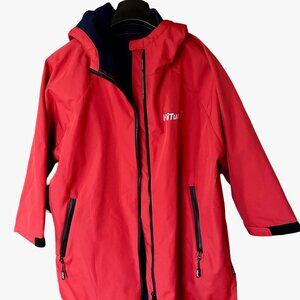 HiTurbo Kids Waterproof Changing Robe Red Ages 6 to teens